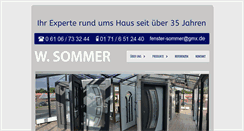 Desktop Screenshot of fenster-sommer.de